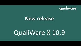 Release webinar: QualiWare X 10.9