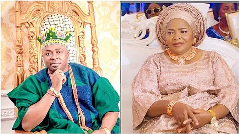 Grand Arrival Of Oba Saheed Elegushi and His Mum Olori Sinatu Titilayo Elegushi On Her 70th Birthday