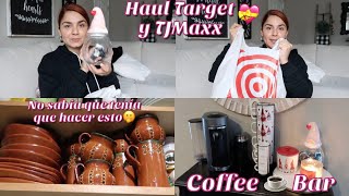 VLOG COMPRAS DE DECORACION PARA MI COFFEE BAR DEL DIA DE SAN VALENTIN 2022💘 HAUL TARGET Y TJMAXX