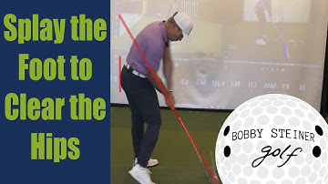 STAY IN POSTURE AND CLEAR THE HIPS BY SPLAYING THE FOOT, BY BOBBY STEINER