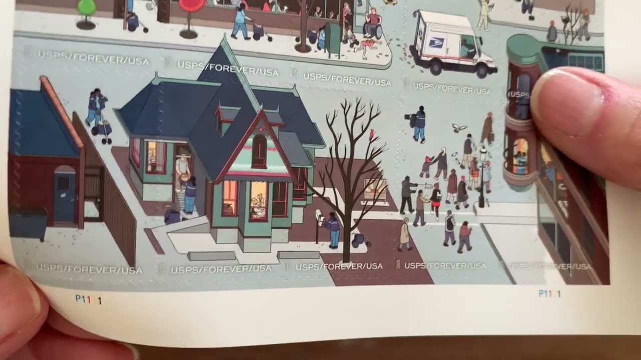 250 Years of Delivering Commemorative Forever Postage Stamps | Full Sheet Walkthrough