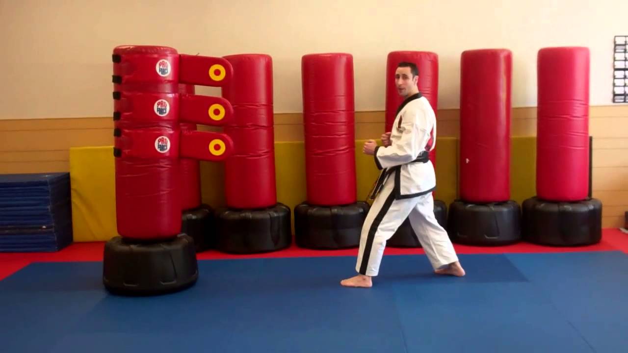 Warren Levi Karate Spinning Wheel Kick drill YouTube