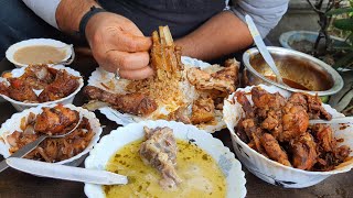 Papa Di Hatti Ka Tawa Chicken & Chicken Tikka Aur Sath Mutton Rogan Josh | Naan | Jammu Food Tour