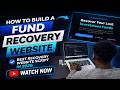 How to Design a Funds Recovery Website - Complete Tutorial