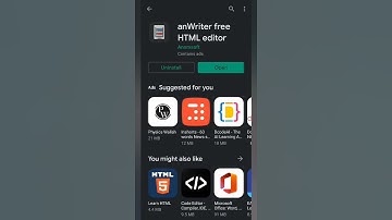 Best and Simple #HTML & #CSS Editor for Mobile Phone ✅#anWriter free