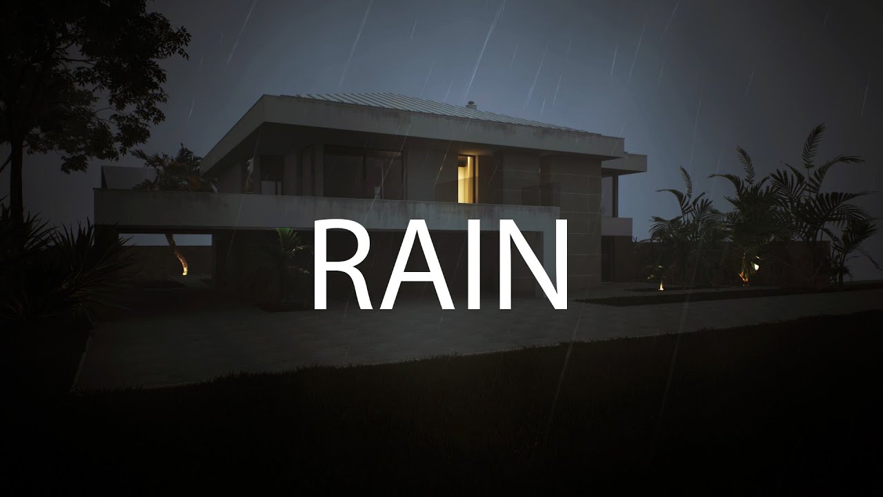 TEST RAIN / STORM - Unreal Engine 5 - YouTube