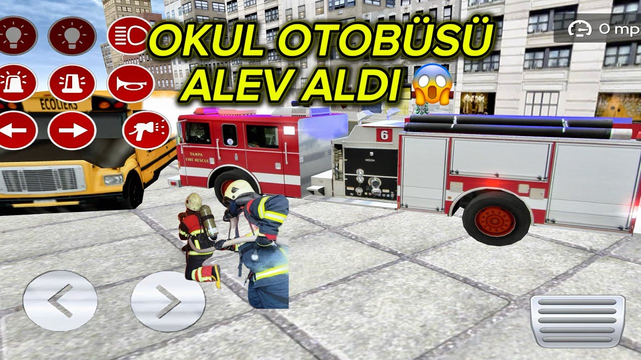 YANAN OKUL OTOBÜSÜ 😱 PT2 