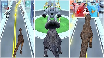 I Unlocked All Dinosaur in Dino Evolution City Rush New Game!