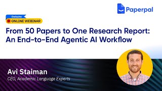 From 50 Papers to One Research Report: An End-to-End Agentic AI Workflow 