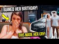 I RUINED her BIRTHDAY! Making up for my Mistake with HUGE SURPRISE