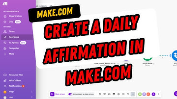 How to build a Make.com scenario that generates a unique Daily Affirmation with OpenAI and Telegram