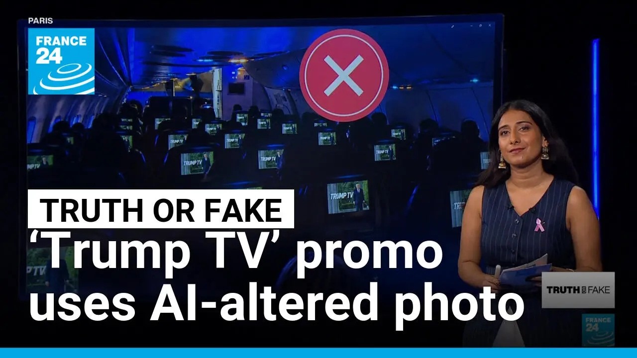 White House shared AI-altered photo to promote Trump TV • FRANCE 24 English