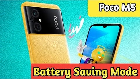 How To Enable Battery Saving Mode In Poco M5, Power Saving Mode Enable Kaise Karen,