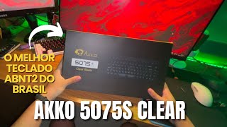 O Melhor Teclado Mecânico ABNT2? AKKO 5075S Clear - Layout 75% screenshot 1