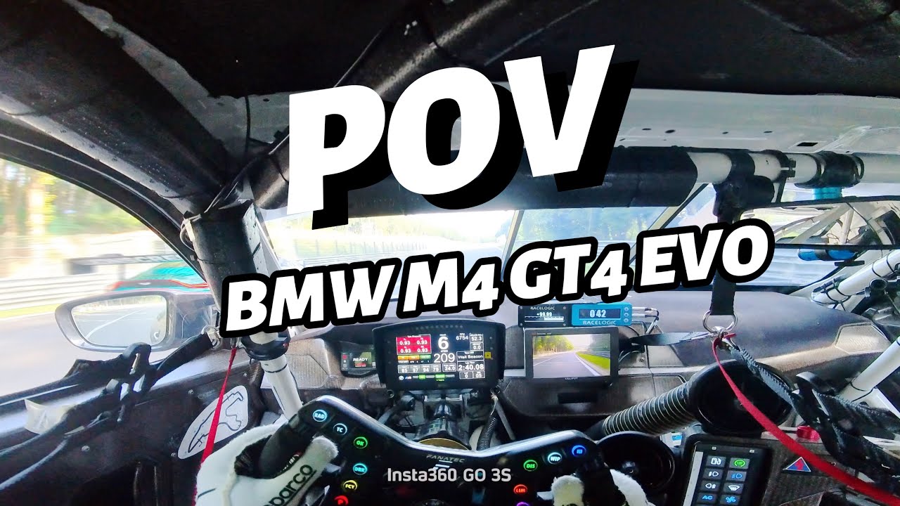 BMW M4 GT4 EVO // 4K HELMET POV // BRANDEN TEMPLETON
