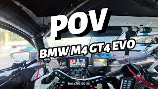 BMW M4 GT4 EVO // 4K HELMET POV // BRANDEN TEMPLETON