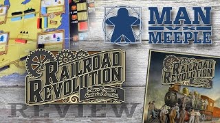 Railroad Revolution (What's your Game) Review by Man Vs Meeple