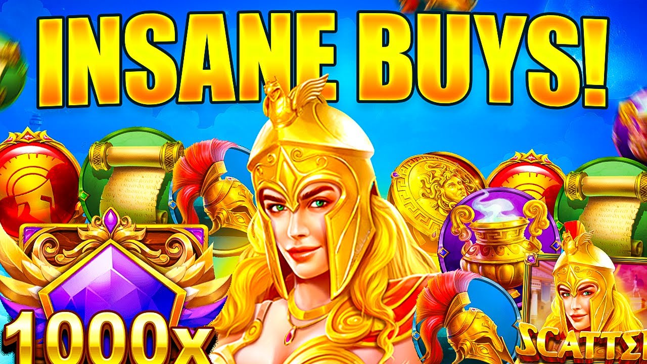 INSANE BETS & BONUS BUYS on Wisdom of Athena 1000!! - YouTube