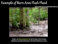 West Mullan fire flash flood concerns