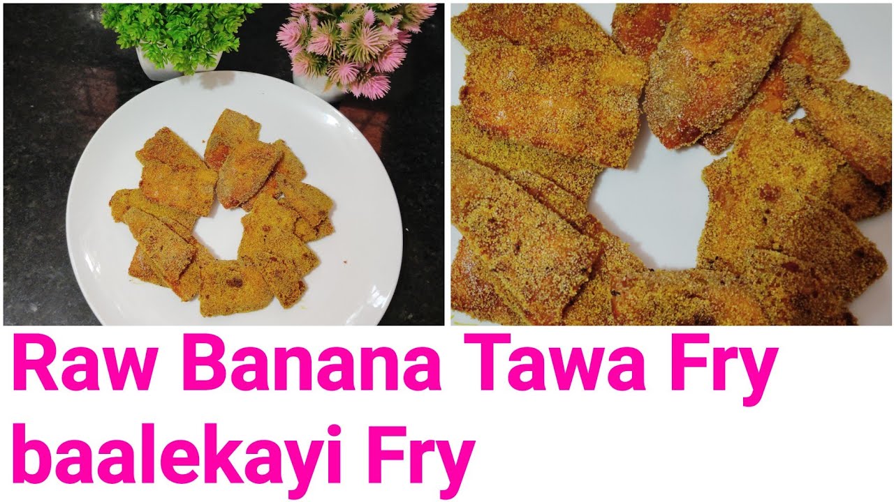 Baalekayi Rava Fry, Raw Banana Fry - YouTube