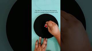 PINWHEEL MANDALA 😍|mandala art for beginners #shorts #shortsvideo #mandala #acrylic
