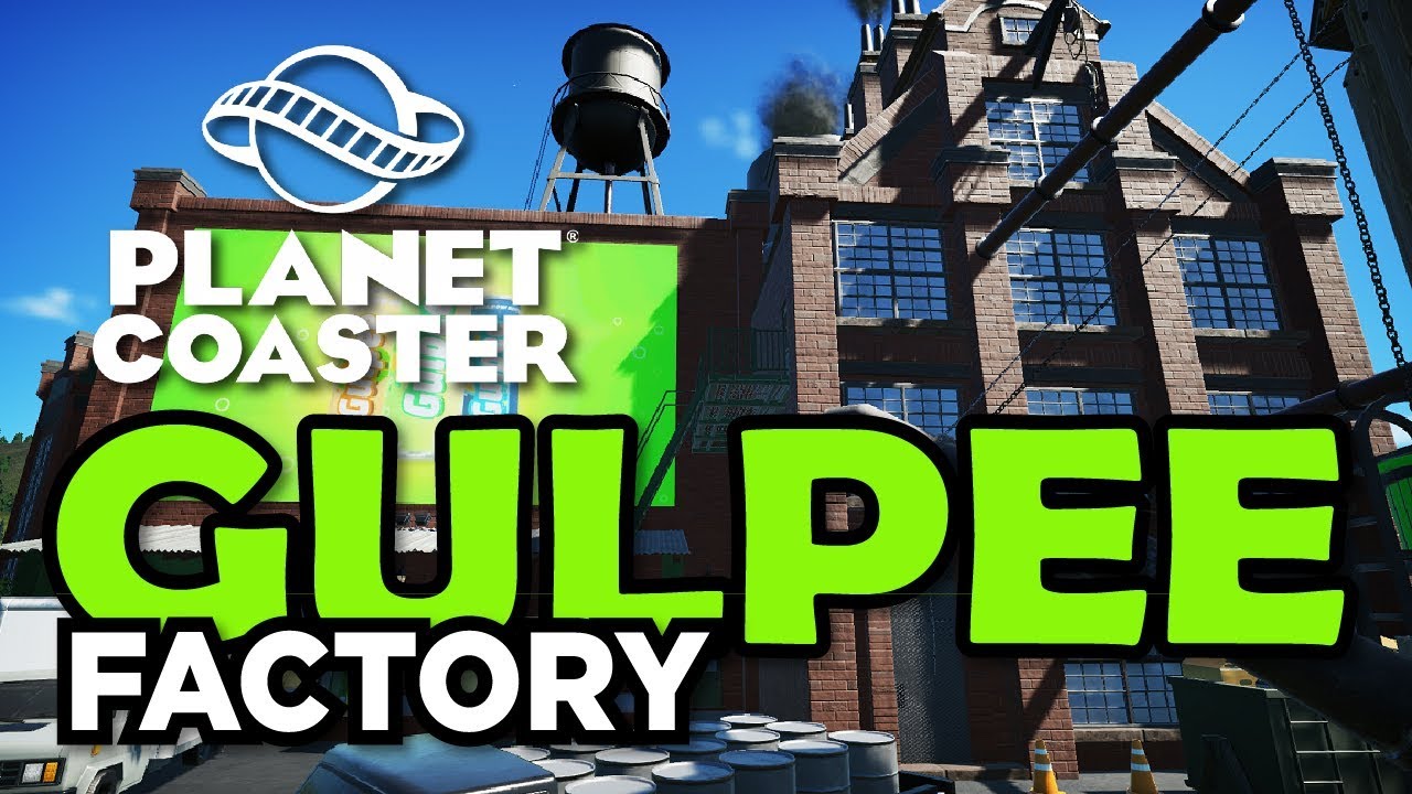Biohazard at Gulpee Factory! | Planet Coaster speed build
