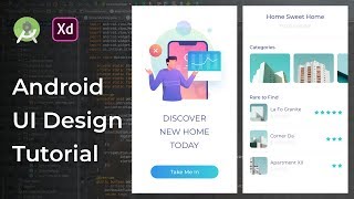 Rent House UI Animation Adobe Xd to Android Studio Tutorial