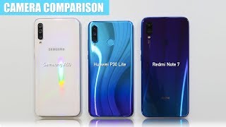 Samsung A50 vs Huawei P30 Lite vs Redmi Note 7 CAMERA TEST COMPARISON