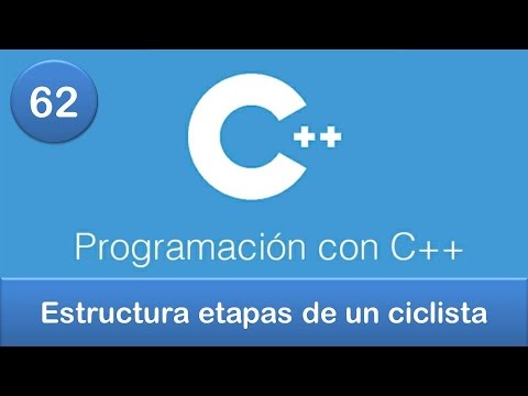 62. Programación en C++ || Estructuras || Ejercicio - Estructura etapas de un ciclista