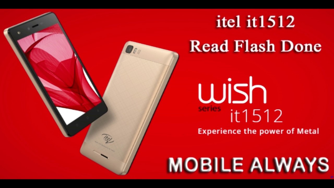 itel it 1512 Read Flash Done