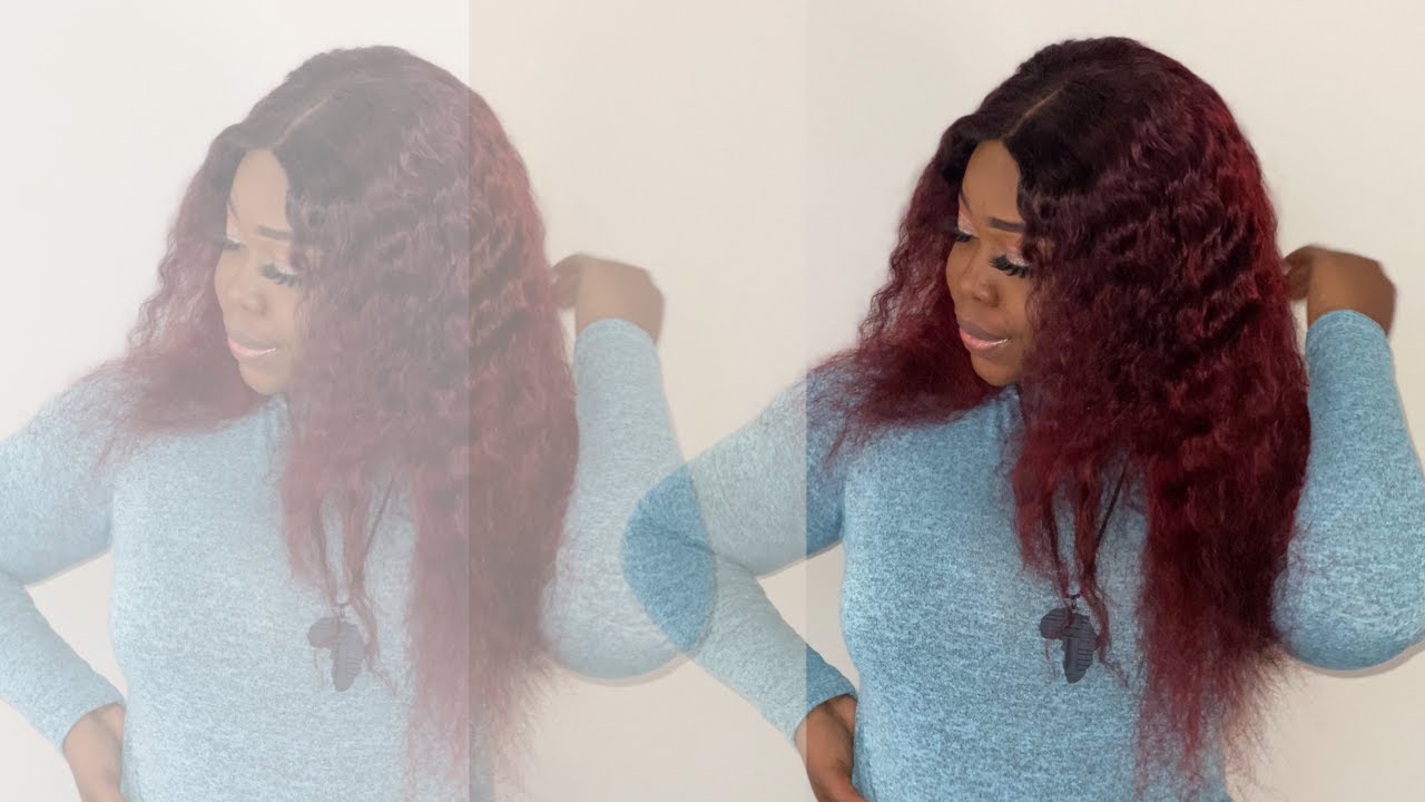 How To Dye Dark Hair Red/Burgundy WITHOUT Bleach‼️ (Very Easy) YouTube