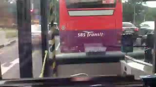 EX SMRT [SMB 3008U] Tower Transit service 77 from BBI to Concorde Hotel S'pore