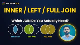 INNER JOIN LEFT JOIN FULL JOIN in BigQuery SQL Merge Two Tables