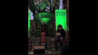 Stephen Rea Reading From Ocean Child W Cello Tradfest26 Dun Laoghaire Launch Nov-2025