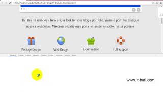 23  Second PSD  Column  PSD To HTML By IT Bari Tutorial