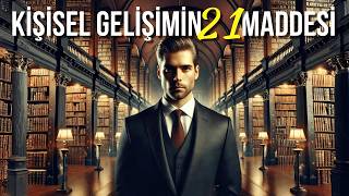 KİŞİSEL GELİŞİM 21 MADDEDE NASIL OLUR? - Kişisel Gelişim Videoları