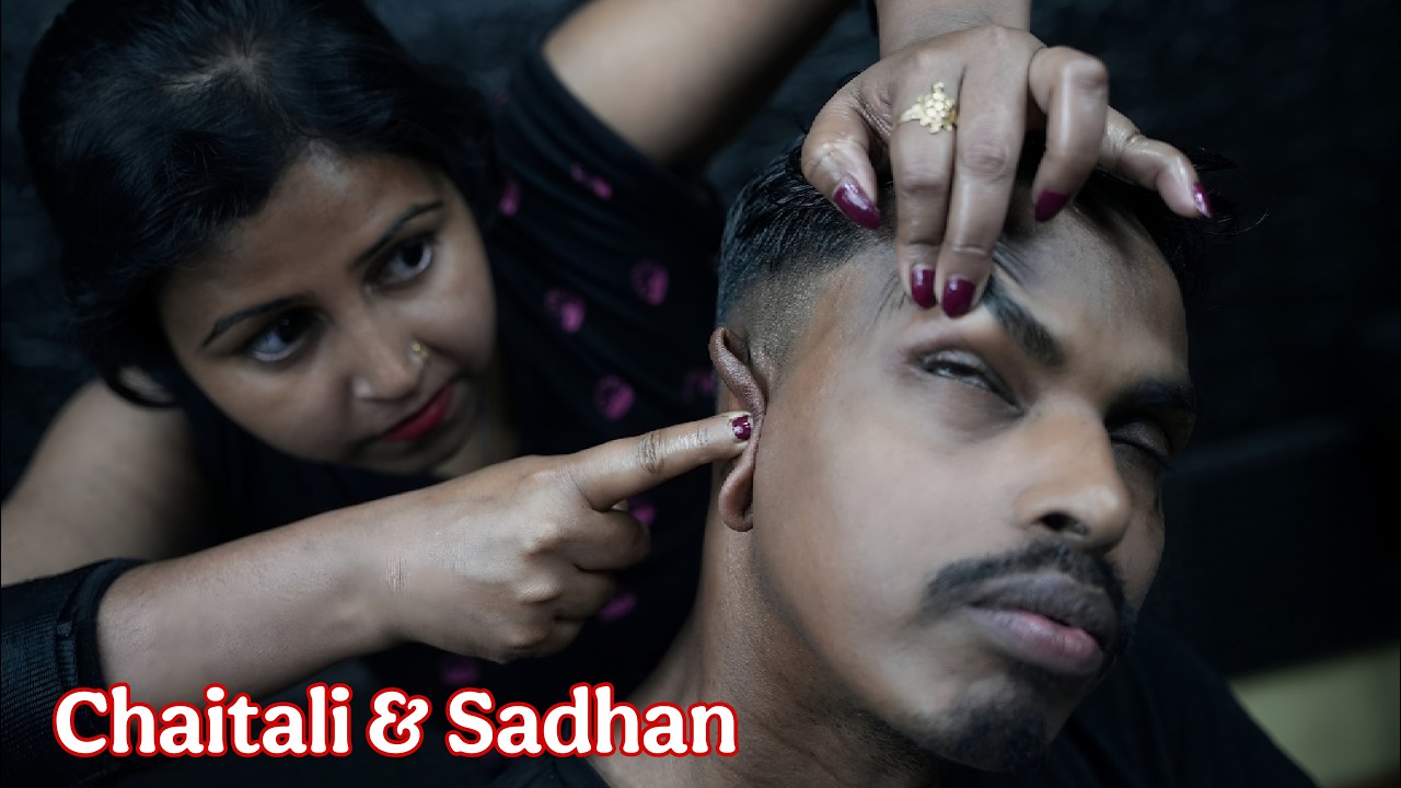 Chaitali & Sadhan Unite! Tandem Head Massage for Instant Calm & Deep Sleep 