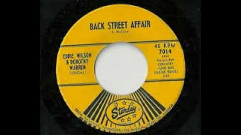 Eddie Wilson & Dorothy Warren -  Back Street Affair