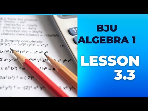 BJU Algebra 1