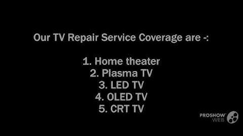 TV Repair Services by EasyTechy