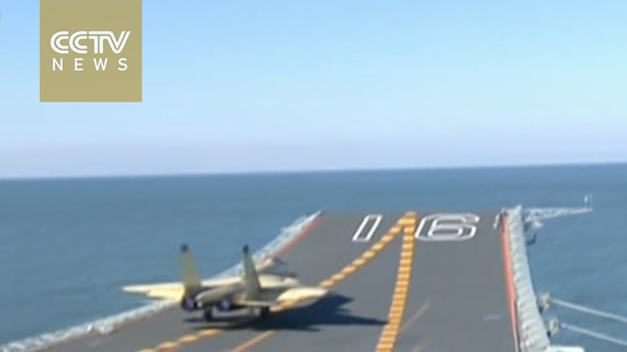 China’s J-15 fighter jet holds test flight on the Liaoning aircraft carrier