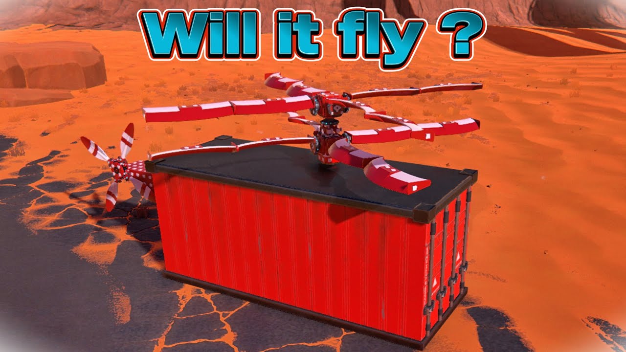 I made a HELI to lift Containers
