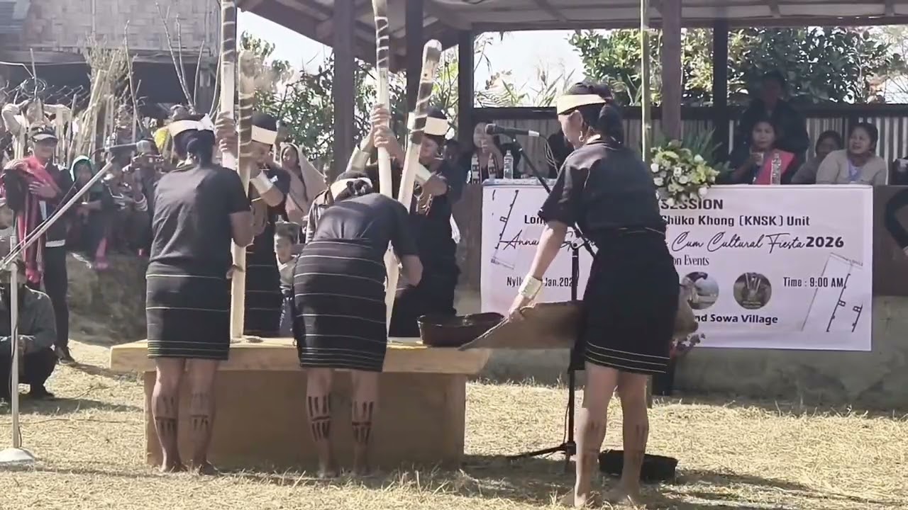 Rice pounding compitition, LANSK cultural Feista 2026 🤗#