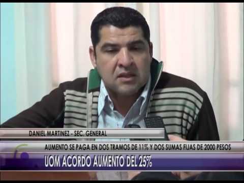 A621 NOTA UOM ACUERDO AUMENTO SALARIAL DE 25%