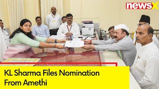 Kl Sharma Files Nomination From Amethi Lok Sabha Elections 2024 Newsx