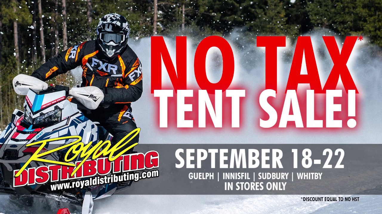 Royal Fall No Tax Tent Sale - YouTube