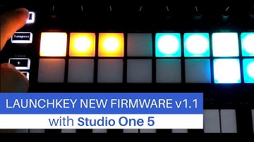 Launchkey Mini MK3 Firmware Update with Studio One
