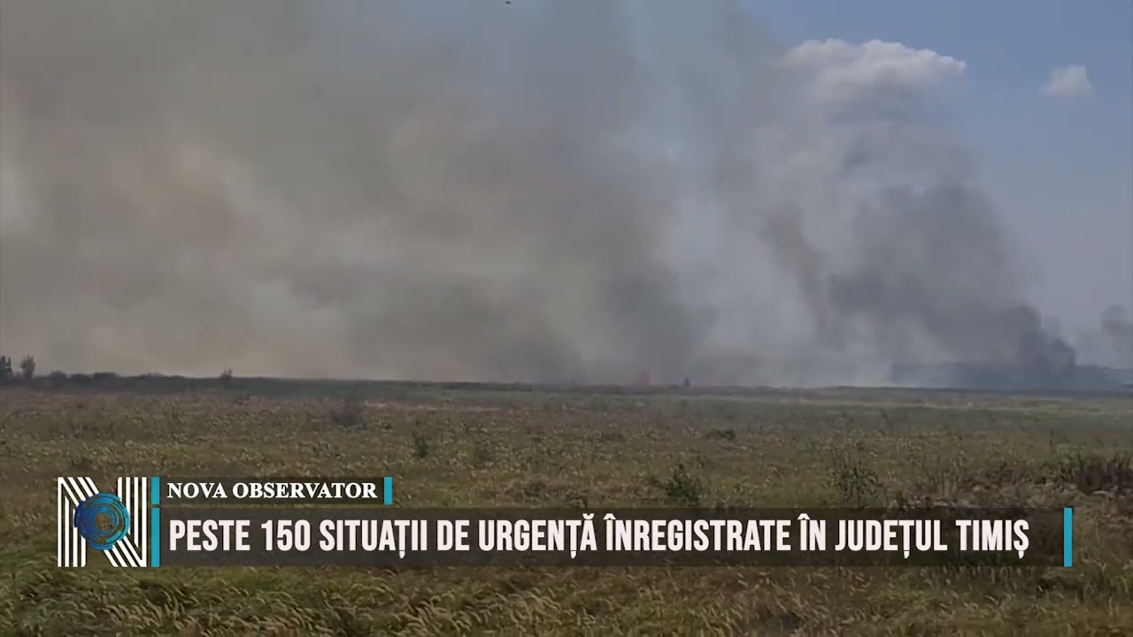 Peste 150 situații de urgență înregistrate în județul Timiș 