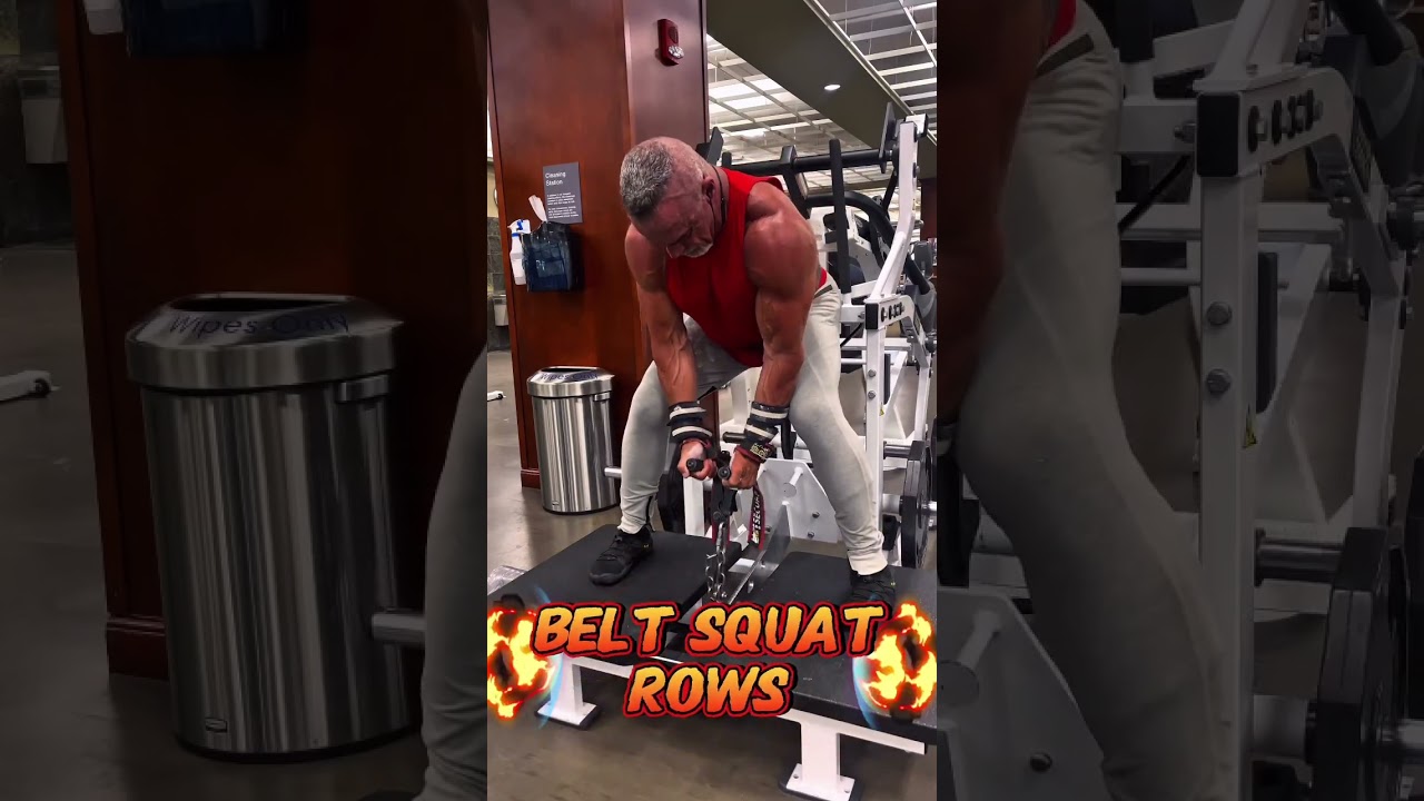 BACK BELT SQUAT ROWS #motivation #workouttips #exercise