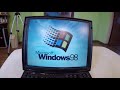 IBM Thinkpad 600E Pentium 366Mhz Windows98 Startup